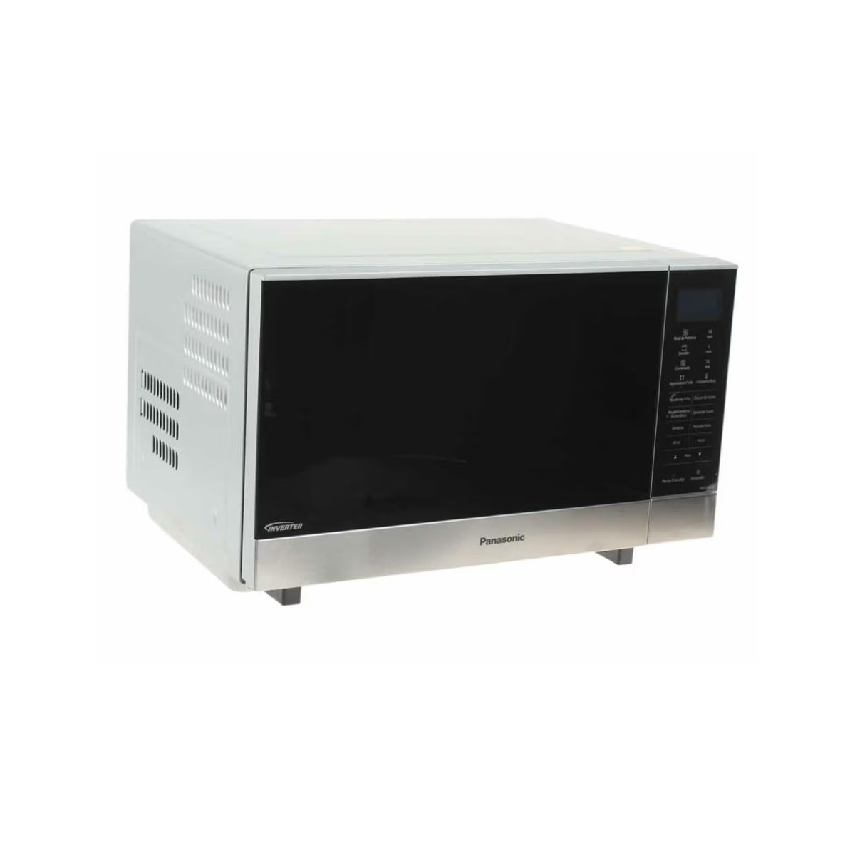 HORNO DE MICROONDAS GRILL INVERTER 1.0 PLATEADO PANASONIC NN-GF574MRPH